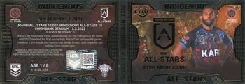 2022 NRL Elite - All-Stars Booklet #ASB01 Josh Addo-Carr Back